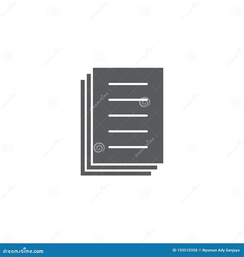 Document Papers Pile Line Icon, Outline Vector Sign, Linear Style Pictogram Isolated on White ...