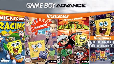 Nickelodeon Cartoon Games for GBA - YouTube