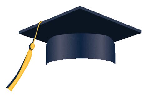 Graduation Cap Sticker by Quinnipiac University for iOS & Android | GIPHY