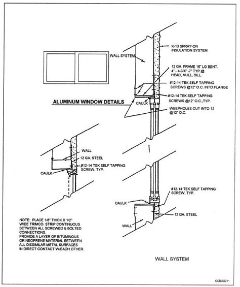 Figure 9-19.Aluminum window installation.