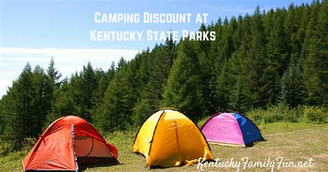 Discount on Camping at Kentucky State Parks