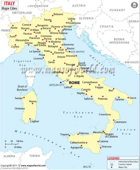 Italy Cities Map Map Of Italy Cities, Places In Italy, Detailed Map Of Italy, Vacation Trips ...