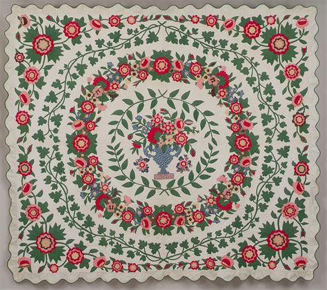 Emeline Travis Ludington | Floral Applique Quilt | American | The Met