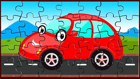 Car | Puzzle Game | Puzzles for Kids | Street Vehicle - YouTube