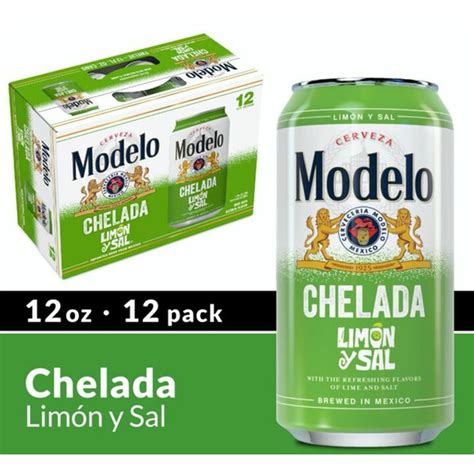 Modelo Limon y Sal Mexican Import Flavored Beer Cans (12 fl oz ...