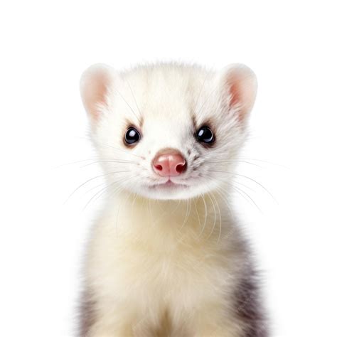 Premium AI Image | Adorable Portrait of Baby Ferret AI Generated