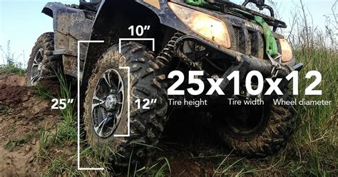 How ATV Tire Size Work: Learn The Numbers On Your ATV Tires