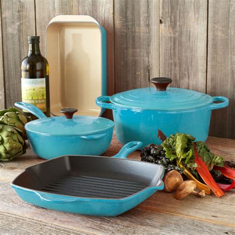 Le Creuset Caribbean 6-Piece Classic Cookware Set at Sur La Table