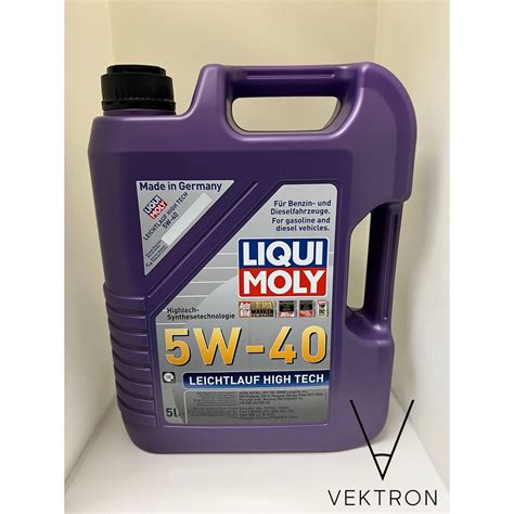 Liqui Moly Leichtlauf High Tech 5W40 - 5L, LM Germany | Shopee Singapore