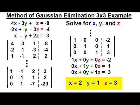 PreCalculus - Matrices & Matrix Applications (10 of 33) Gaussian Elimination: Example of Solving ...