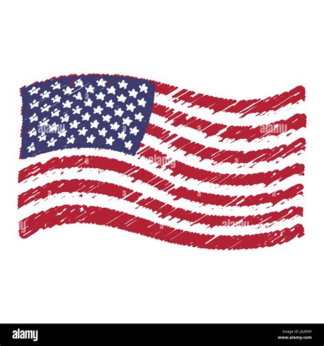 American flag pencil drawing hi-res stock photography and images - Alamy