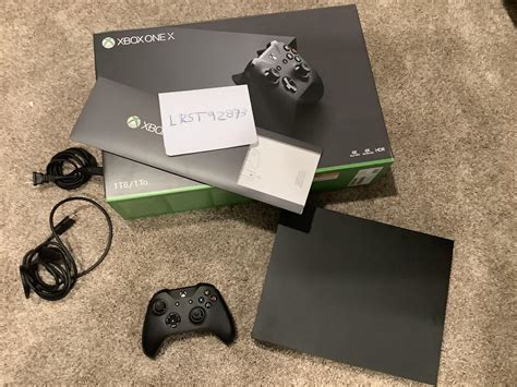 Xbox One X (2017) - Black, Standard - LRST92873 - Swappa