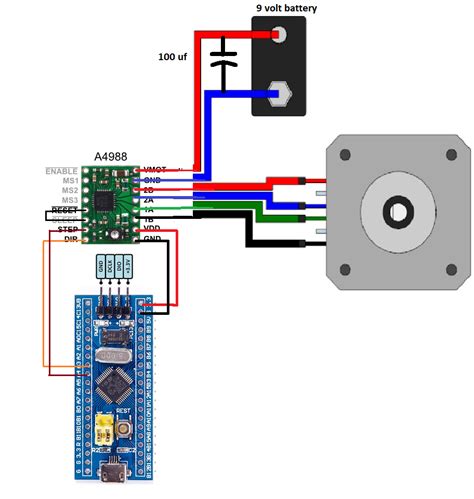 stepper motor nema 17 controlled with stm32 microcontroller | Stepper motor, Arduino, Arduino ...