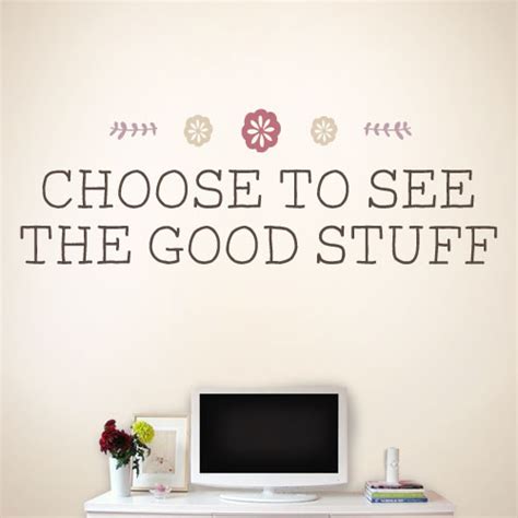 Peel and Stick Wall quote - The Good Stuff Wall Decal - Quotes About Life Decal