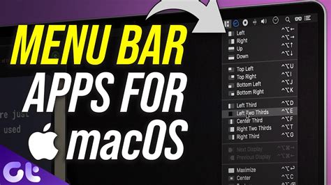 Top 5 Best Menu Bar Apps For Your Mac You Need to Use! | Guiding Tech - YouTube
