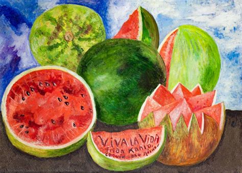 Frida Kahlo - Vive la Vida | Kahlo paintings, Fruit painting, Frida kahlo paintings