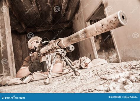 Navy Seal Sniper stock photo. Image of recon, seal, firearms - 60780612