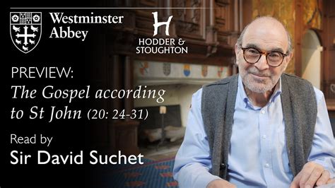 Preview: David Suchet reads St John's Gospel - YouTube