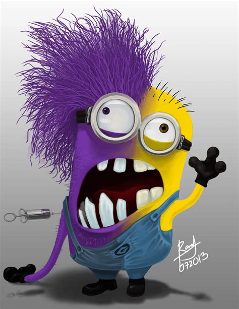 minion transformation by bopet on deviantART | Minions funny, Purple minions, Evil minions