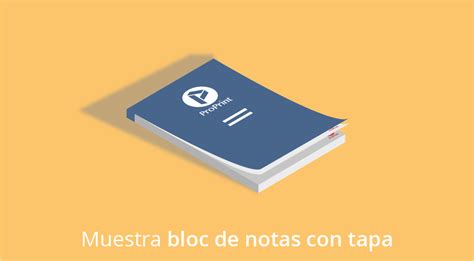 Bloc de Notas Personalizado Con Tapa | ProPrintweb