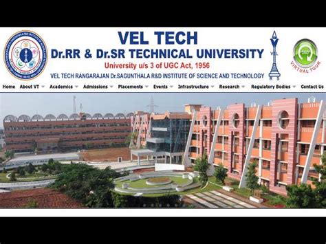 VEL TECH Technical University offers B.Tech admissions 2014 - Careerindia