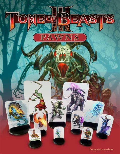 Tome of Beasts 3 Pawns - Kobold Press Store