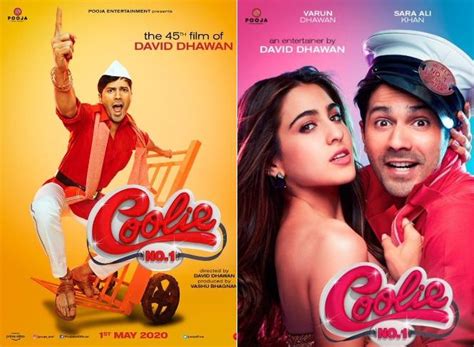 First Look Posters of Varun Dhawan's Coolie No 1 Hindi Movie, Music ...