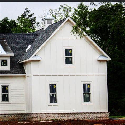 Find more ideas: Farmhouse Board and Batten Siding DIY Board and Batten Siding Exterior R ...