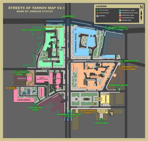 'Escape From Tarkov': every extraction point in Streets of Tarkov