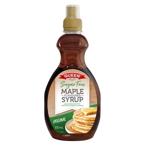 Sugar Free Maple Flavoured Syrup 355mL | Queen Fine Foods