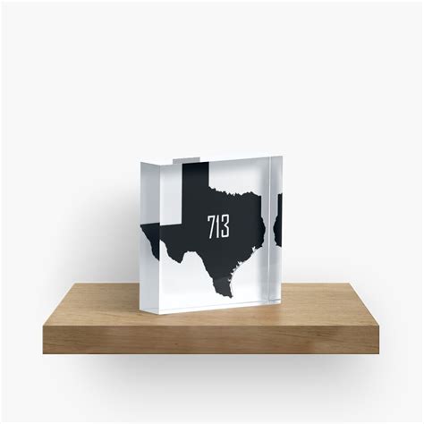 "Houston Texas Area Code 713" Acrylic Block for Sale by krsteele1 | Redbubble