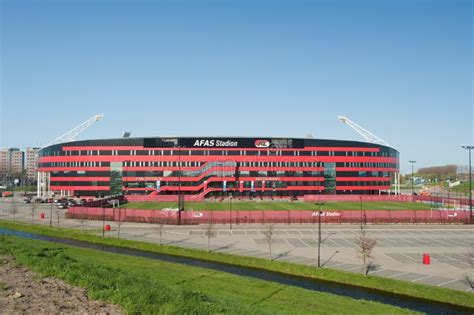 AZ Alkmaar soccer stadium editorial stock photo. Image of grass - 21433138