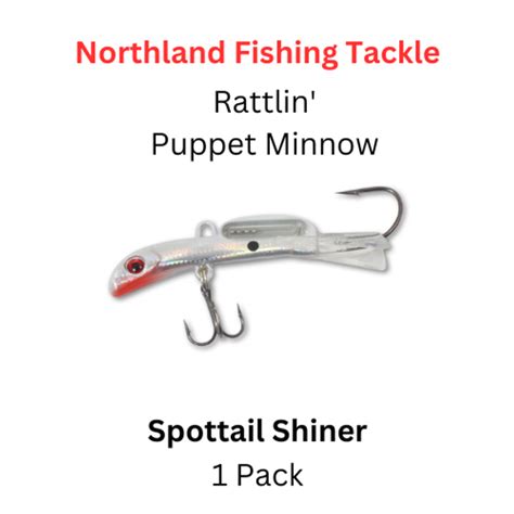 Northland Fishing Tackle: 1/4 0z Rattlin' Puppet Minnow spottail shiner