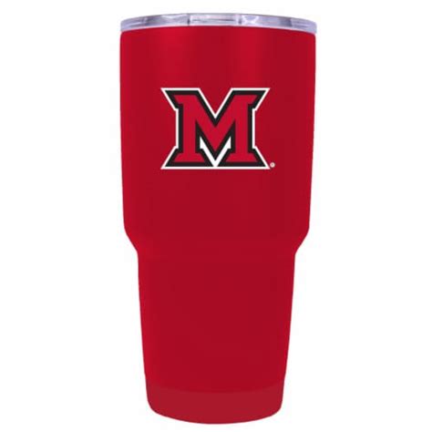 Miami University Of Ohio Mascot Logo Tumbler - 24Oz Color-Choice Insulated Stainless Steel M, 1 ...