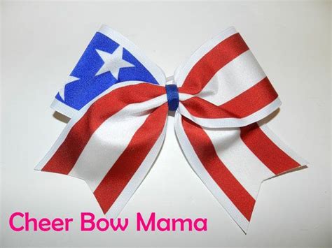 American Flag Bow | American flag bow, Bows, American flag