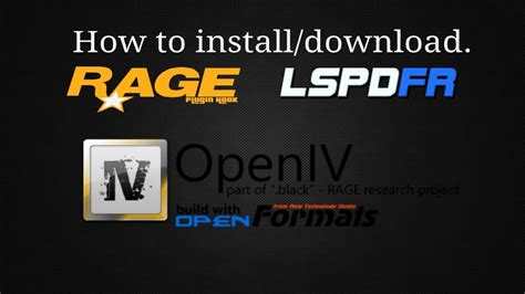 How to install/download LSPDFR, Rage Plugin Hook, and OpenIV - YouTube