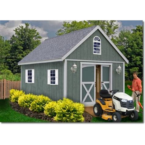 Best Barns Belmont 12x16 Wood Storage Shed Kit (belmont_1216) | Shed ...