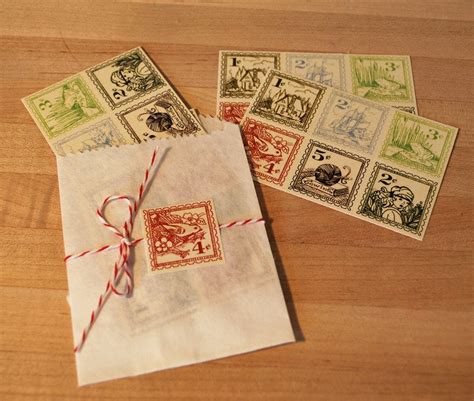 Vintage Style Postage stamp stickers by jodieholdman on Etsy