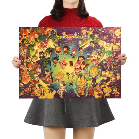 Art Dragon Ball Z Style Poster | DBZ Shop