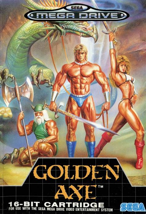 Golden Axe (1989) box cover art - MobyGames