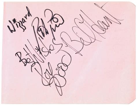 Wizzard autographs including Roy Wood - The Move - UACC Dealers