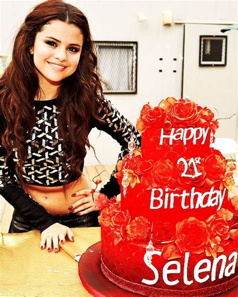 Selena Gomez 18th birthday cake