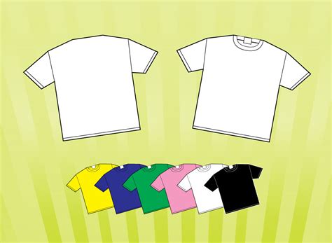 Blank T-Shirt Vectors