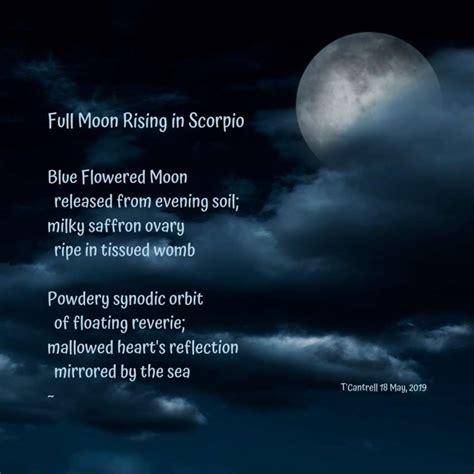 Spiritual Poems : Full Moon in Scorpio : DU Poetry