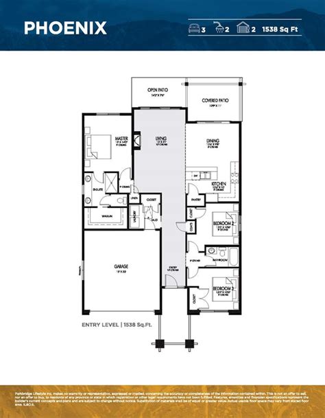 Phoenix floor plan at Solstice at Tower Ranch in Kelowna, BC