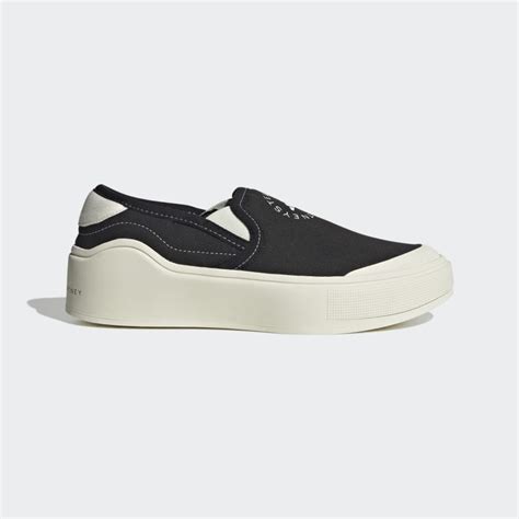 adidas by Stella McCartney Court Slip-On Shoes - Black | adidas UK