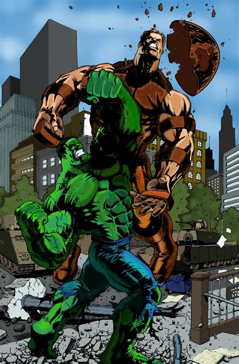 hulk vs juggernaut by Zetr0C on DeviantArt