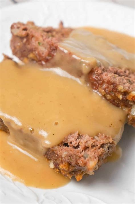 Meatloaf with Gravy - This is Not Diet Food