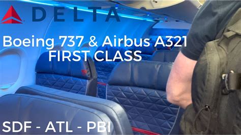 Delta Boeing 737 & A321 FIRST CLASS Review - YouTube