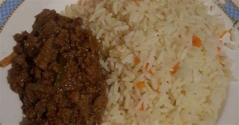 Savoury rice and mince Recipe by Tshepiso L - Cookpad